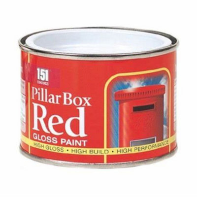 151 Coatings Gloss Paint 180ml Pillar Box Red (Pack of 3)