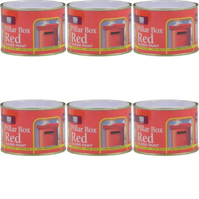 151 Coatings Gloss Paint 180ml Pillar Box Red (Pack of 6)