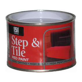 151 Coatings Step & Tile Red Paint 180ml