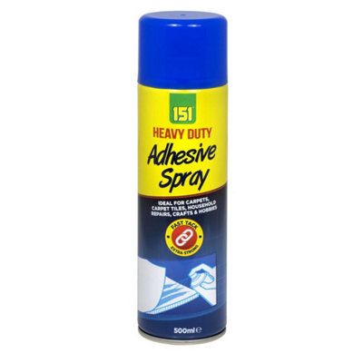 3 x 500ml SAAO Heavy Duty Spray Adhesive Glue for Carpet Tile