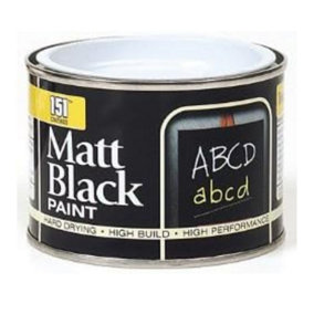 151 Matt Black Paint Black Board School 180ml (YELLOW STRIP ON TUB)