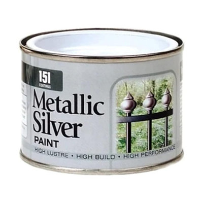 151 Metallic Paint 180ml Silver (Pack of 3)