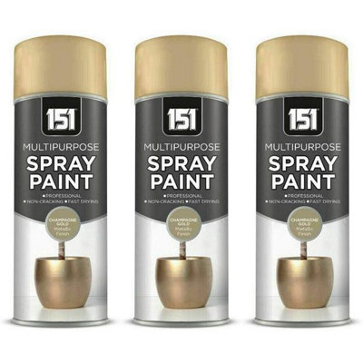 Gold Metallic Paint 3 Pack