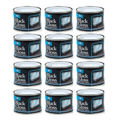 151 Non Drip Paint Black Gloss 180ml (Pack of 12)