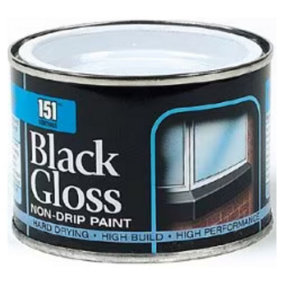 151 Non Drip Paint Black Gloss 180ml
