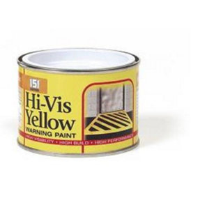 151 Paint Hi-Vis Yellow Warning 180ml (Tin) - Pack of 2