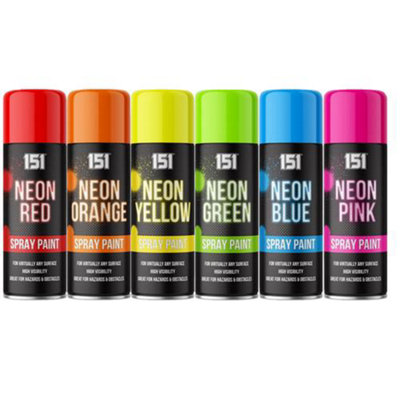 151 Paint Neon Colour 400ml (Spray) - 6 Colours