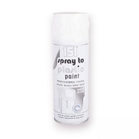 151 Spray to Plastic Paint Professional Finish Paint 400ml Gloss White