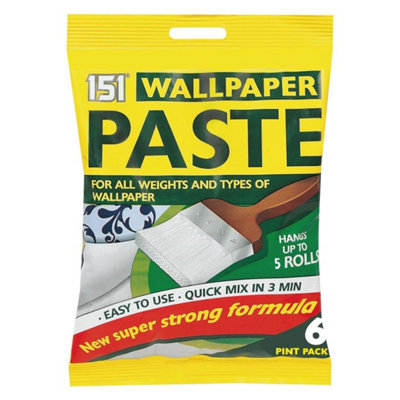 151 Wallpaper Paste 6 Pint Pack (Pack of 12)