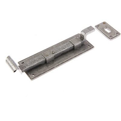 152mm Pewter Necked Bolts for Secure Installations - Door Bolt Lock