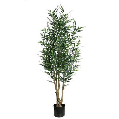 155cm Artificial Acacia Tree Indoor Artificial Potted Plant DIY at B&Q