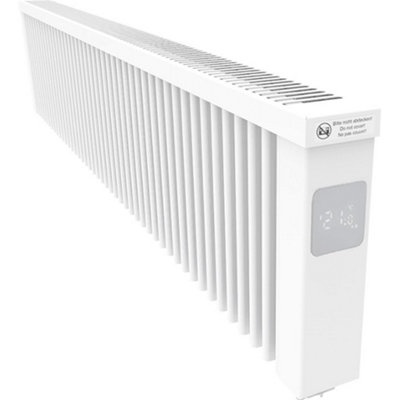 1580mm (W) x 300mm (H) - White Wi-Fi Ceramic Clay Core Electric ...
