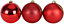 15cm/3Pcs Christmas Baubles Shatterproof Red,Tree Decorations
