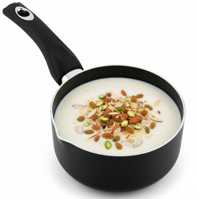 15cm Diamond Non-Stick Aluminum Milk Pan for Deep Tea Boiling - P615
