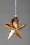 15cm Gold  Star - Christmas Hanging Decoration