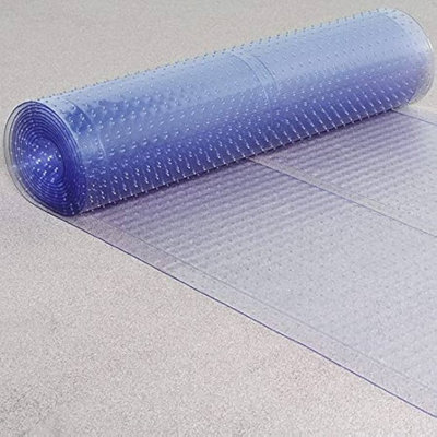 15ft x 27in Vinyl Carpet Protector Heavy Duty Waterproof Non Slip Carpet Runner Multiple Sizes Available