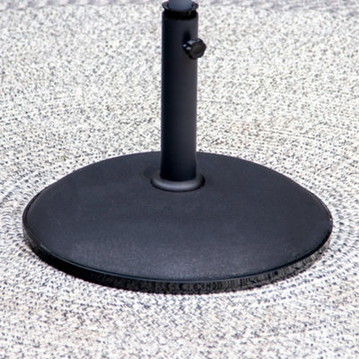 15kg Concrete Parasol Base Black