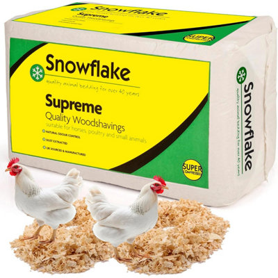 15KG Supreme Animal Bedding Softwood Timber Bale  Shavings