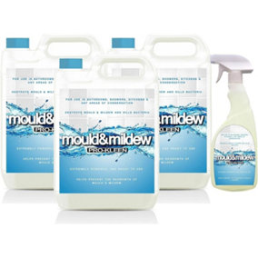 15L + 750ml of Pro-Kleen Mould & Mildew Remover Killer & Cleaner Super Concentrate Spray