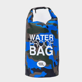 15L Double Strap Blue Multifunctional Outdoor PVC Waterproof Backpack