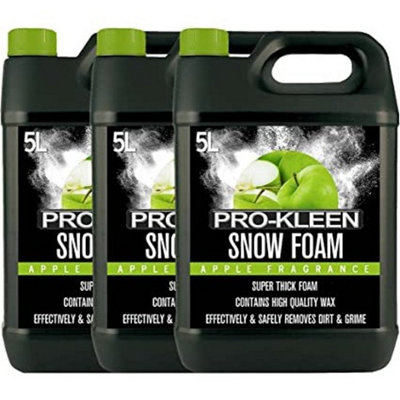 15L of Pro-Kleen Apple Snow Foam with Wax - Super Thick & Non-Caustic Foam