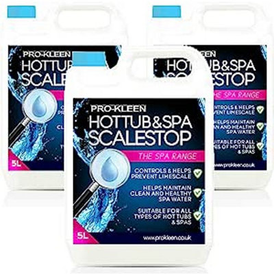 15L of Pro-Kleen ScaleStop Hot Tub & Spa Descaler - Limescale Removal & Prevention Inhibitor