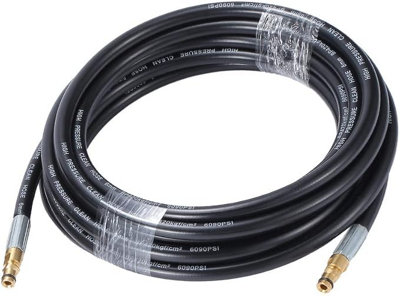 15m High Pressure Washer Hose Pipe with Click Connect Trigger