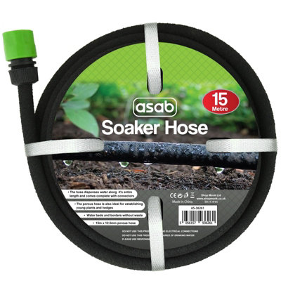 15M Porous Garden Soaker Hose Pipe