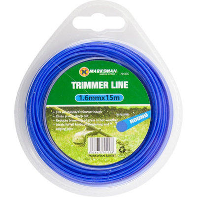 15m x 1.6mm Set Of 6 Trimmer Line Garden Grass Strimmer Nylon Round ...
