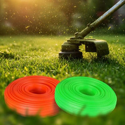 15m x 1.6mm Set Of 6 Trimmer Line Garden Grass Strimmer Nylon Round ...