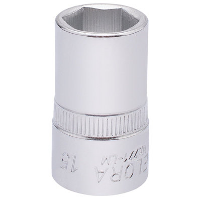 15mm 1/2" Square Drive Elora Hexagon Socket 15304