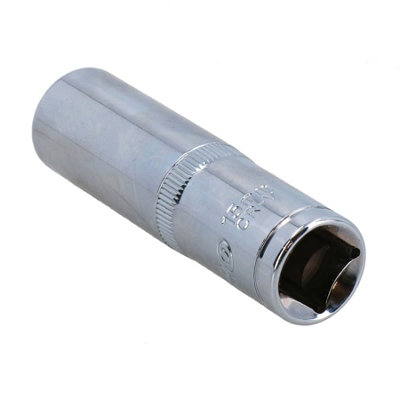 15mm 1/2in Drive Double Deep Long Reach Metric Socket 12 Point Sided Bi-hex