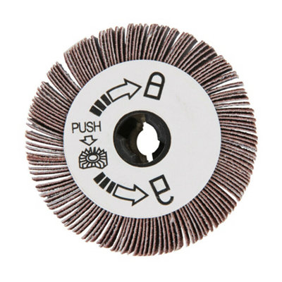 15mm 120 Grit Round Sanding Flap Wheel Electric Barrell Drum Sanders Polishing