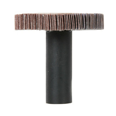 15mm 120 Grit Round Sanding Flap Wheel Electric Barrell Drum Sanders Polishing - 3