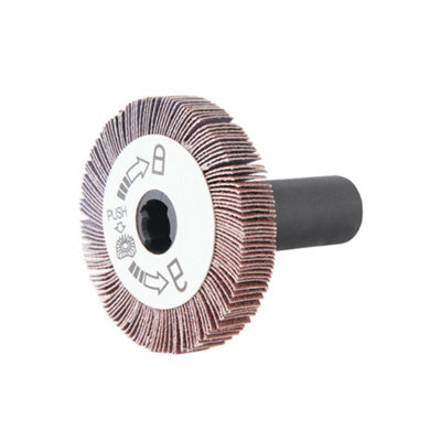 15mm 120 Grit Round Sanding Flap Wheel Electric Barrell Drum Sanders Polishing - 5