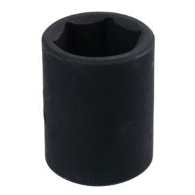 15mm 3/8in Drive Shallow Stubby Metric Impacted Socket 6 Sided Single Hex