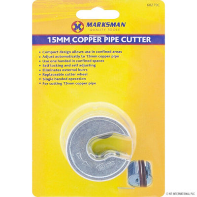 15mm Automatic Pipe Cutter Slicer Copper Adjusting Locking Cutting Slice Tube