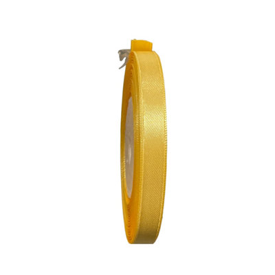15mm Champagne Gold Double Sided Satin Polyester Ribbon Roll, 25 metres