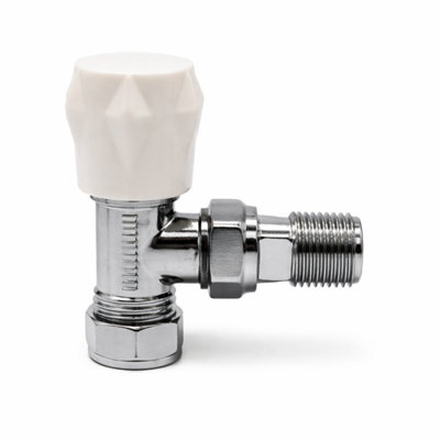 15mm Chrome Plated Manual Radiator Valve to BS2767-10 Standard for ...