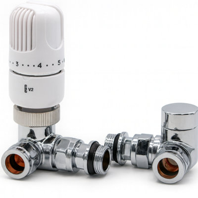 15mm Corner Westherm Classic Thermostatic Radiator Valve (TRV ...
