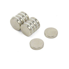 15mm dia x 3mm thick N42 Neodymium Magnet - 2.9kg Pull (Pack of 10)