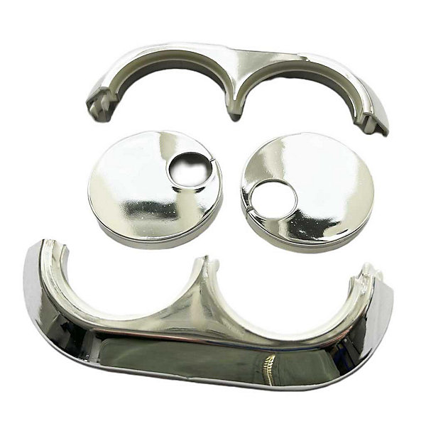 Shower Kitchen Chrome Stainless Steel Flange Cover Pipe Wall Covers Faucet Decor Faucet Decorative Cover Faucet Accessories 58x21x7mm Shower Kitchen Chrome Stainless Steel Flange Cover Pipe Wall Covers Faucet Decor Faucet Decorative Cover Faucet Accessories 58x21x7mm