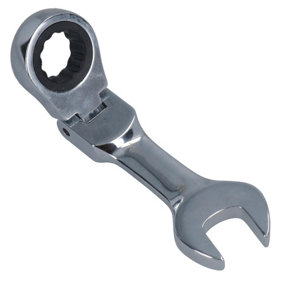 15mm Stubby Flexi Ratchet Combination Spanner Metric Wrench 72 Teeth SPN20