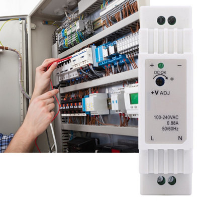 15W 5V 3A Single Output Switching Power Supply for DIN Rail-Model DR-15-5
