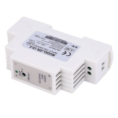 15W 5V 3A Single Output Switching Power Supply for DIN Rail-Model DR-15-5