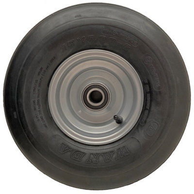 15X6.00-6 MULTI RIB LAWNMOWER WHEELS 6PLY P508 TYRE RIM 20MM BEARINGS ...