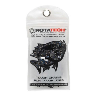 16" 40cm Rotatech Chainsaw Chains. 3/8" LP Pitch, 0.50" Gauge, 55 DL Drive Links