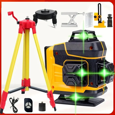 16 LINE 360 GREEN LASER LEVEL SELF-LEVELING WITH RECHARGEABLE BATTERY ...
