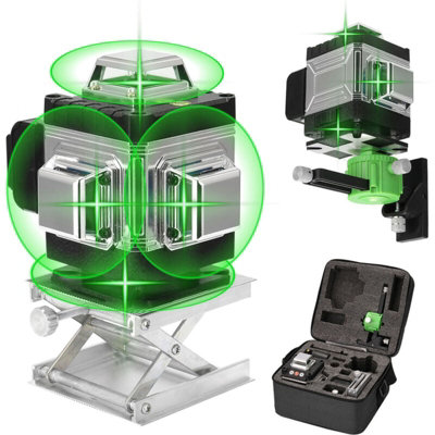 16-Line Green Laser Level with Remote & App, 3 Self-Leveling for ...