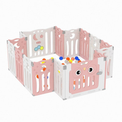 Pink baby hot sale play yard